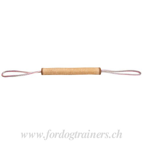 Boudin de rappel en jute pour chien Death grip