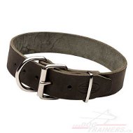 Collier en cuir pour chien de
travail