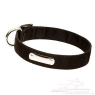 Interessantes Namenshalsband aus Nylon | Hundehalsband mit Namen