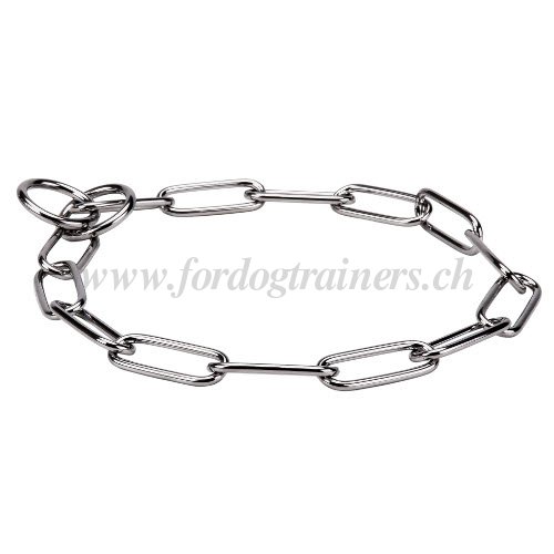 Collier en inox pour chien