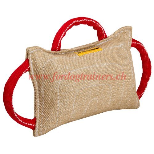 Coussin de dressage pour chien en jute