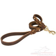 Laisse en
cuir large 20mm | Laisse de dressage solide en
cuir