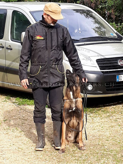 Veste ducateur canin  multiples pochettes