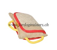 Coussin de dressage
avec recouvre en toile de jute pour chien