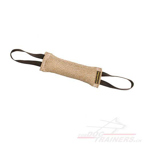 Mordant TE25 (2) en jute solide pour dressage de chien de service